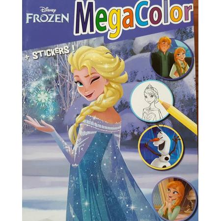 Mega kleurboek Frozen
