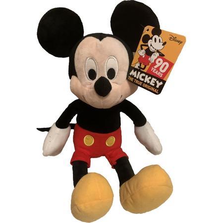 Mickey Mouse knuffel 30cm 90th anniversary - exclusief model alleen bij Bol.com - origineel - speelgoed voor kinderen - kerstkado