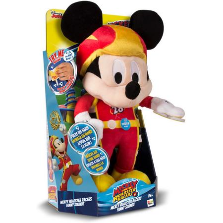 Mickey Roadster Racers Funny Sounds Plush - 30 cm