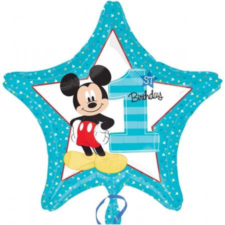 Mickey™ eerste verjaardag ballon - Feestdecoratievoorwerp