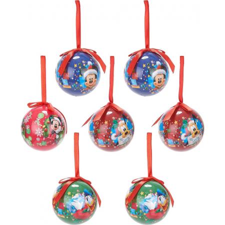 Mickey™ kerstballen - Feestdecoratievoorwerp