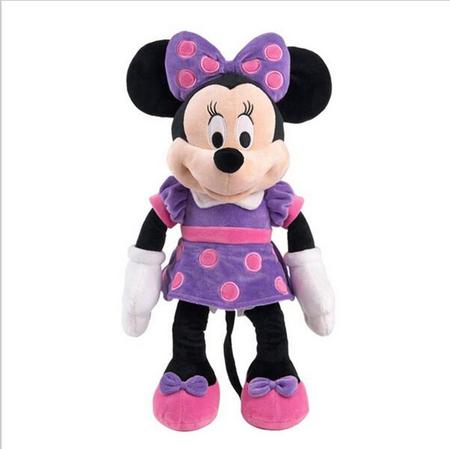 Minnie Mouse Pluche Knuffel - Minnie Paars 45cm.