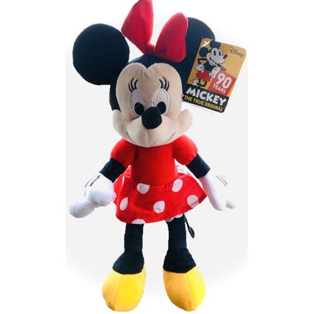 Minnie Mouse knuffel 30cm 90th anniversary - exclusief model alleen bij Bol.com - origineel - speelgoed voor kinderen - kerstkado