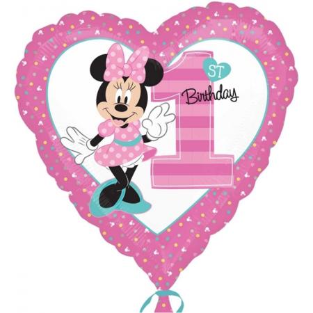 Minnie™ verjaardagsballon - Feestdecoratievoorwerp