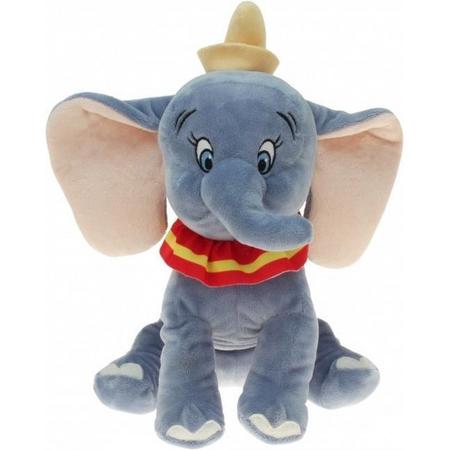 Pluche Disney Dombo knuffel 30 cm - Speelgoed - Pluche knuffels - Dierenknuffels - Knuffelbeesten - Cartoon knuffels - Walt Disney