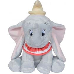 Pluche   Dumbo/Dombo olifant knuffel 18 cm speelgoed - Olifanten cartoon knuffels - Speelgoed voor kinderen