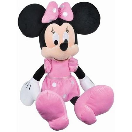 Pluche Minnie Mouse knuffel 80 cm - Grote Disney knuffels