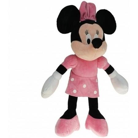 Pluche Minnie Mouse knuffel 80 cm