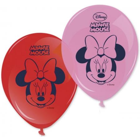 Set Minnie™ ballonnen 28 cm - Feestdecoratievoorwerp