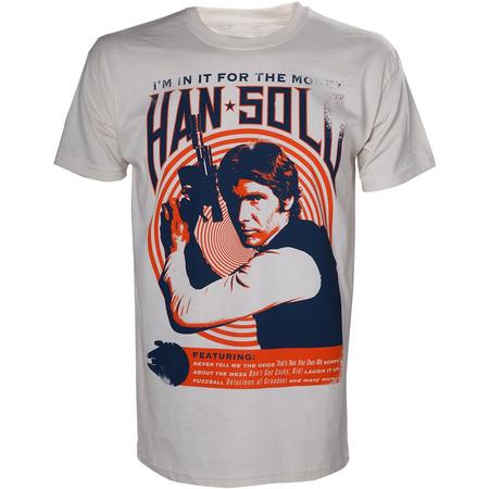 Star Wars Han Solo vintage rock Poster shirt M