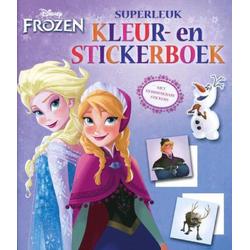 Superleuk Kleur en Stickerboek Frozen