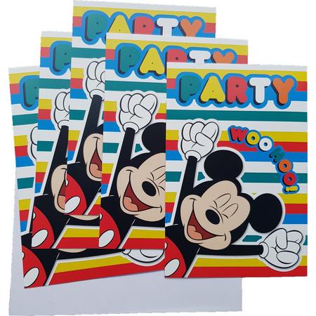 Uitnodigingen Disneys Minnie mouse Party 5 stuks - Copy