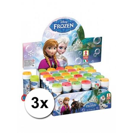 Voordelige Frozen bellenblazen set 3x