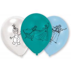 6 Frozen™ ballonnen - Feestdecoratievoorwerp