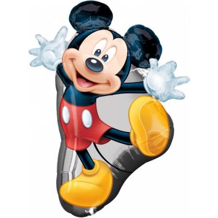 Grote aluminium ballon Mickey™ - Feestdecoratievoorwerp
