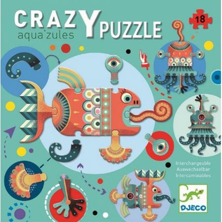 djeco crazy puzzle - aquazules