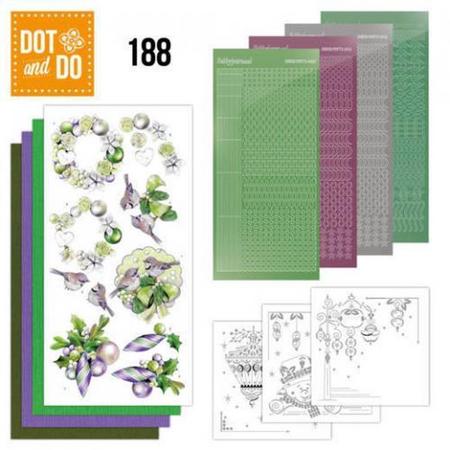 Dot and Do 188 - Jeanines Art - Purple Christmas Baubles