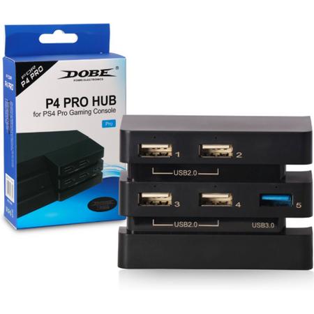 USB Hub voor PS4 - 5 port - USB 3.0 - USB 2.0 -  Gaming HUB PS4