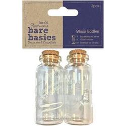 Glazen Fles (2  stuks) - Home Sweet Home  - Bare Basics