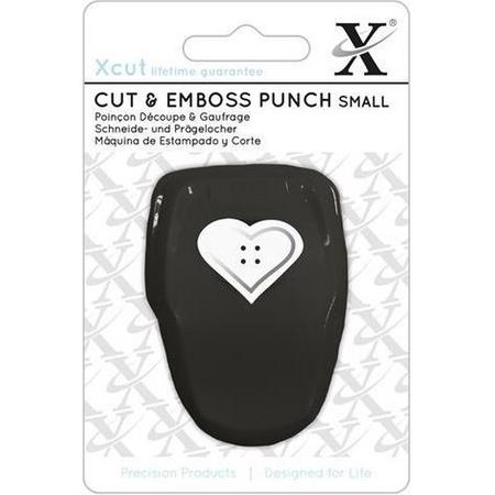 Snij & Emboss Punch - Klein  - Hart Button