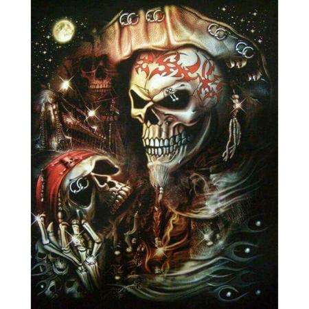 Pirate skulls Diamond Painting
