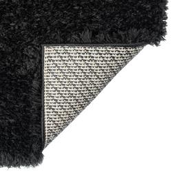 La Dolce Vita - Tapijt - Decoratiekleed - Vloerbedekking - Kamerkleed - Design tapijt shaggy hoogpolig 50 mm 120x170 cm zwart