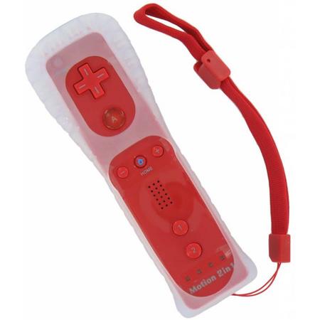 Dolphix Motion Plus Controller voor Nintendo Wii - rood