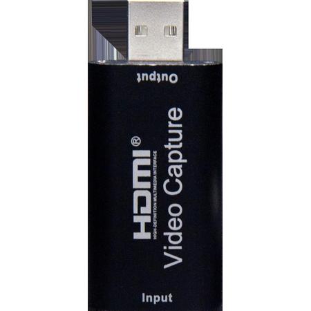 HDMI naar USB audio en video capture stick - 4K - Windows, Android en Mac OS