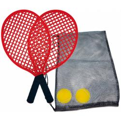 tennisset 39,5 cm rood 5-delig