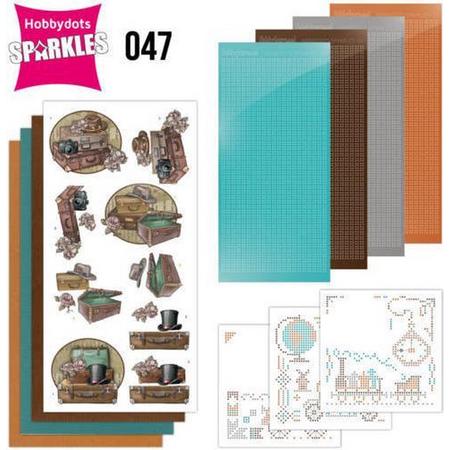 Hobbydots - Sparkles Set 47 - Yvonne Creations - Good Old Days - Suitcase