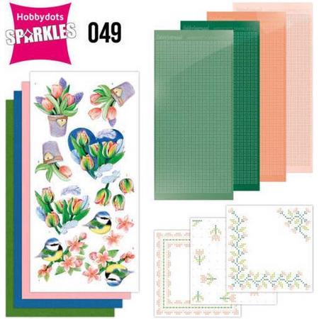 Hobbydots - Sparkles Set 49 - Jeanines Art - Tulips and Blossom