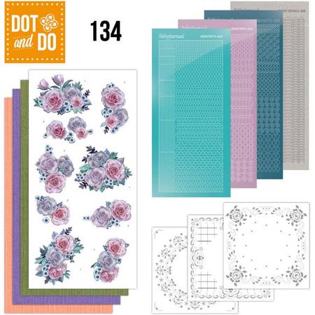 Dot and Do 134 - Paarse Bloemen