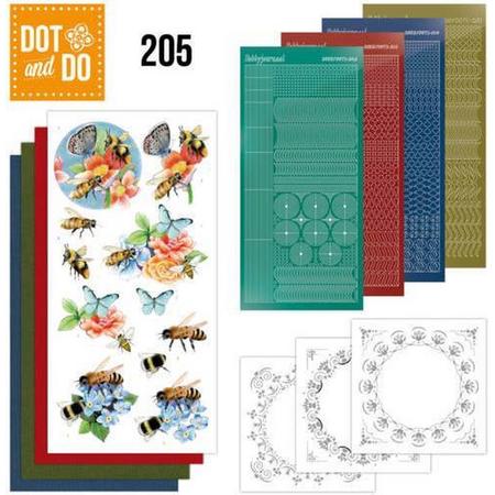 Dot and Do 205 -  Jeanines Art - Humming Bees