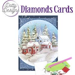 DDDC1060 Dotty Designs Diamond Cards - Snow Landscape