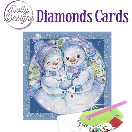 DDDC1061 Dotty Designs Diamond Cards - Snowmen