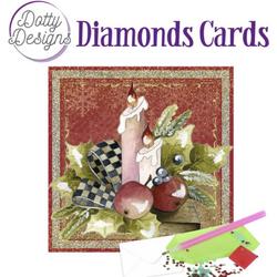 DDDC1063 Dotty Designs Diamond Cards - Christmas Candles