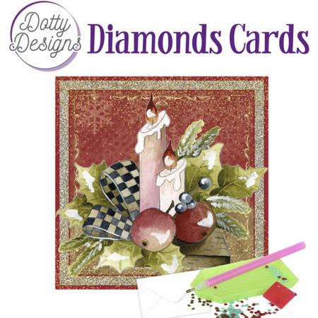 DDDC1063 Dotty Designs Diamond Cards - Christmas Candles