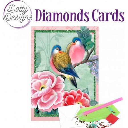 Dotty Designs Diamond Cards - Birds and flowers