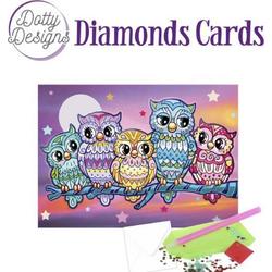Dotty Designs Cards - Kitschy Owls - uilen - kaart