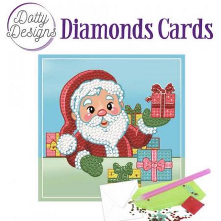 Dotty Designs Cards - Santa - Diamond painting