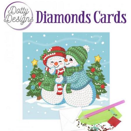 Dotty Designs Cards - sneeuwpopjes - Diamond painting