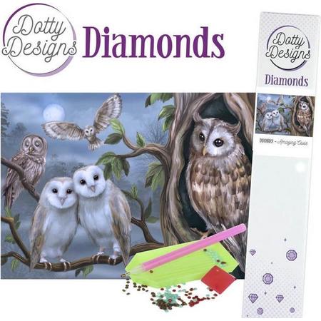 Dotty Designs Diamond Painting Amazing Owls