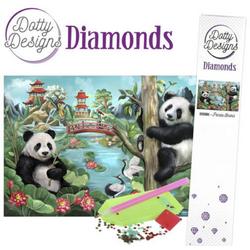 Dotty Designs Diamonds - Panda Bears
