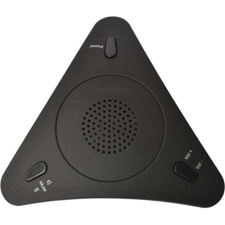 De DrPhone ConferX -  Voip Converence speaker - Omnidirectionele Microfoon - Conferentie Speaker - Vergaderen - Hi-Fi versterker - Ruisonderdrukking - Zwart