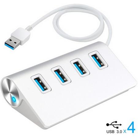 DrPhone - Aluminium Casing USB Hub 4 USB 3.0 poorten
