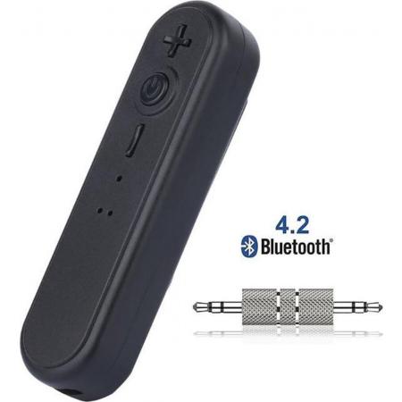 DrPhone BC3 – Bluetooth 4.2 Adapter - Wireless Receiver – 300 uur standby - 3.5MM Jack Ontvanger – Voor o.a. TV / Auto / Oordoppen / Speaker Apple Watch / Smartphone / Tablet