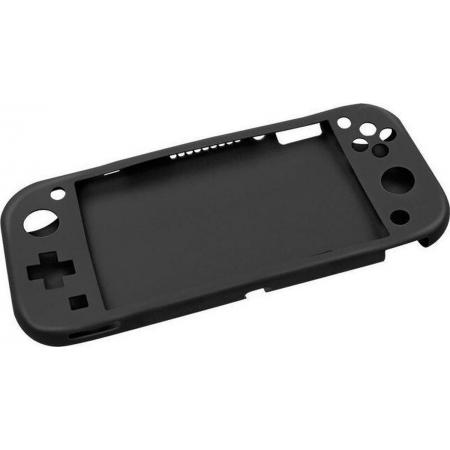 DrPhone NSL 1Z -Zachte Siliconen Case - Nintendo Switch Lite – Protector - Zwart