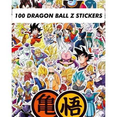 Dragon Ball Z - Stickers - Stickers Volwassenen - Stickers voor Kinderen - Laptop - Anime - 100st