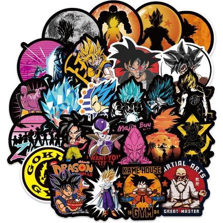 Dragon Ball Z Stickers - Laptop Stickers - Skateboard Stickers - Anime - Manga - 100 st