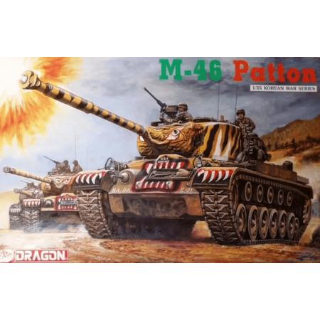 1:35 Dragon 6805 M-46 Patton Tank Plastic kit
